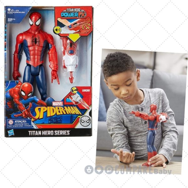 Boneco Titan Homem Aranha Power Fx 2.0, Spider-Man, Hasbro