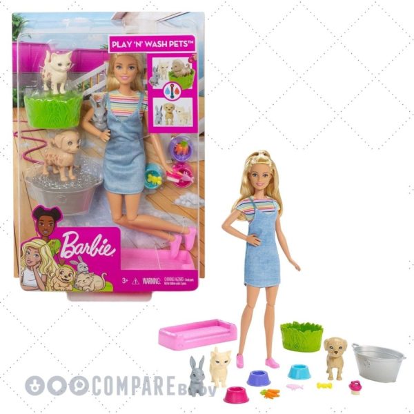 Barbie - Barbie Banho de Cachorrinhos, Mattel