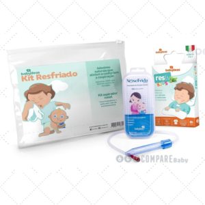 Kit Aspirador Nasal Nosefrida + Resliv, Babydeas