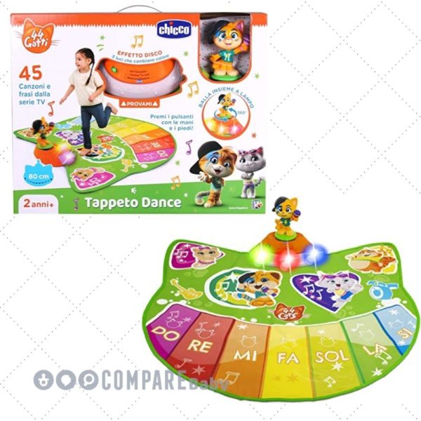 Tapete Dance Musical dos 44 Gatos, Chicco