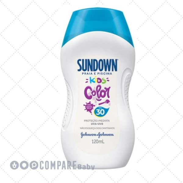 Protetor Solar Sundown Kids Color FPS 30, 120ml