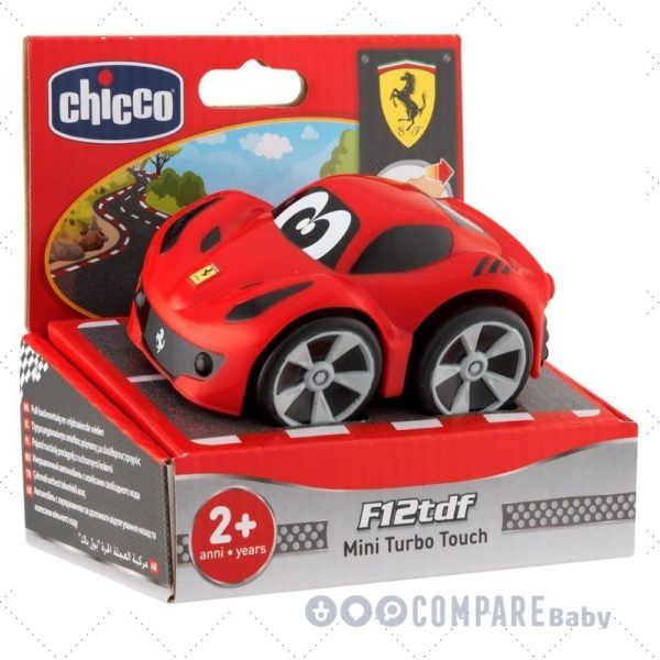 Carrinho Mini Turbo Touch Ferrari Vermelha, Chicco