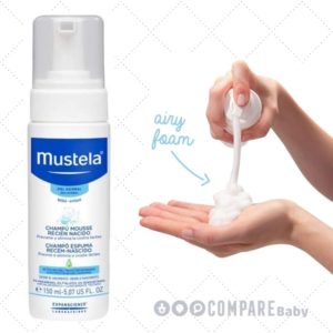 Shampoo Espuma Recém-Nascido, Previne e Elimina a Crosta Láctea, Mustela Bebê, 150 ml