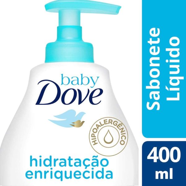 Dove Baby Sabonete Líquido Hidratação Enriquecida, 400 ml