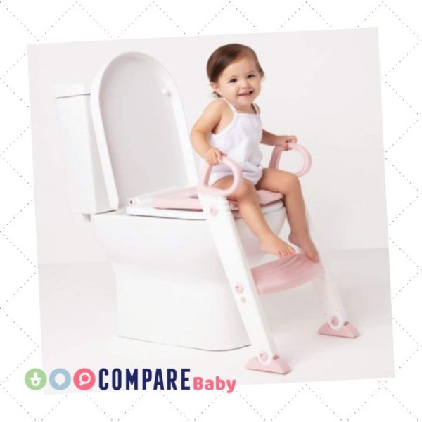 Assento Redutor Com Escada - Rosa Baby, Buba