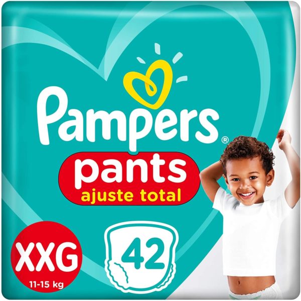 Fralda Pampers Pants Ajuste Total XXg 42 Unidades, Pampers