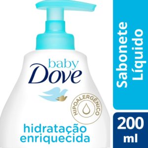 Dove Baby Sabonete Líquido Hidratação Enriquecida, 200 ml