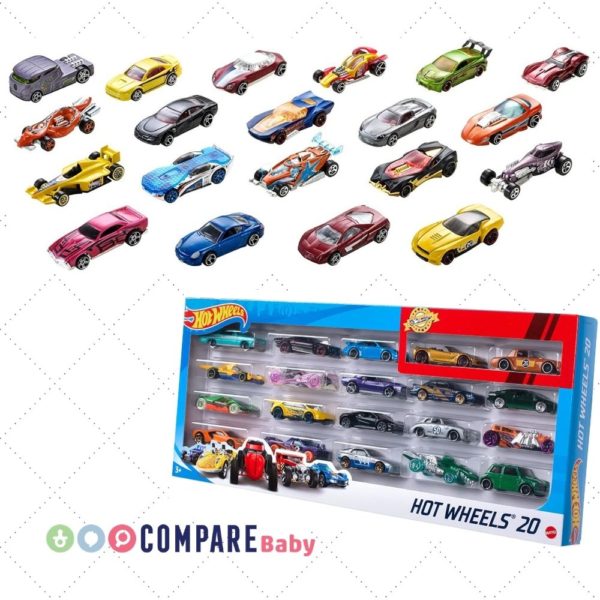 Hot Wheels - Pacote 20 Carros, Mattel