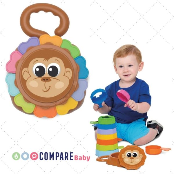 Brinquedo Educativo Baby Macaco, Merco Toys