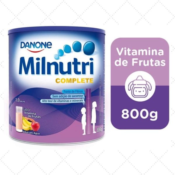 Suplemento Infantil Milnutri Complete Vitamina de Frutas Danone Nutricia 800g