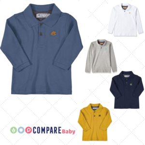 Polo Infantil Manga Longa, Up Baby (Tam 1 ao 10)