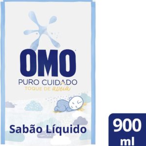 Sabão Líquido Omo +Puro Cuidado Refil 900ml