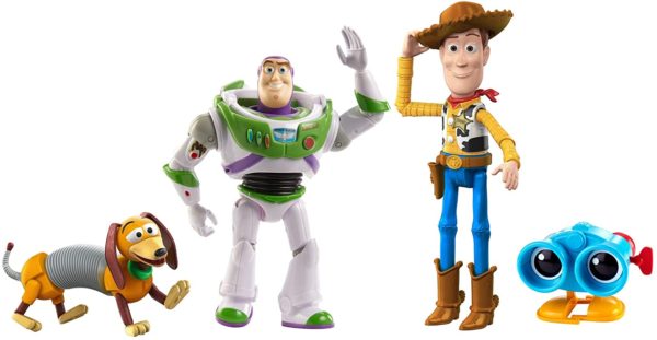 Toy Story Baú de Brinquedos do Andy, Conjunto de 4 Figuras
