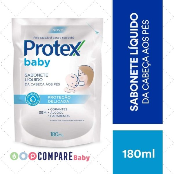 Sabonete Líquido Protex Baby Delicate Care, 180ml, Refil
