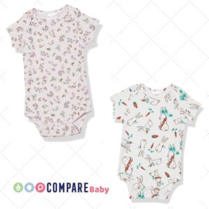 Body Suedine Manga Curta Estampas, Up Baby