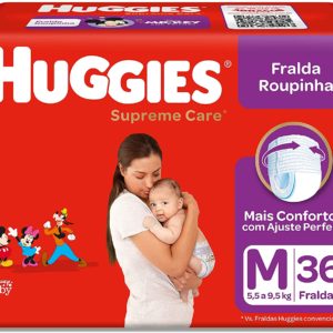 Fralda Huggies Roupinha Supreme Care M - 36 Unidades
