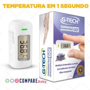 Termômetro de testa infravermelho ultra compacto - medição instantânea G-TECH GO, G-Tech