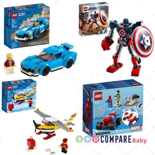LEGO® Marvel Avengers Classic Armadura Robô do Capitão America; Kit de Construção (121 peças)