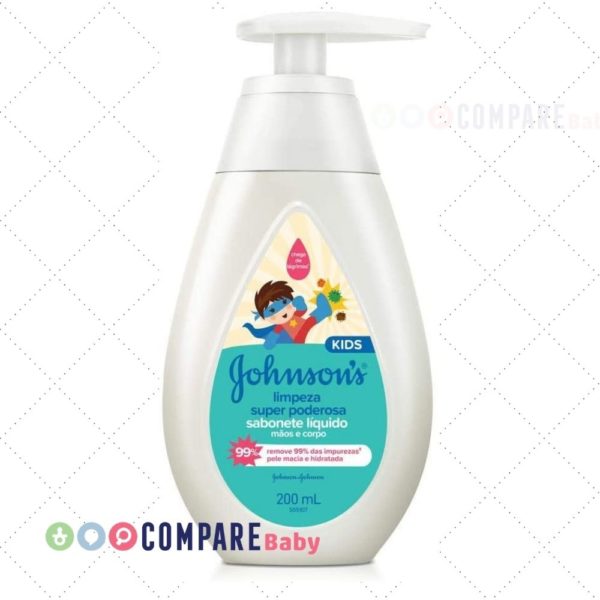 Sabonete Líquido Limpeza Super Poderosa 200 Ml, Johnson's Baby