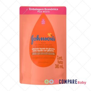 Sabonete Líquido de Glicerina Johnson's Baby da Cabeça aos Pés Refil 380 ml