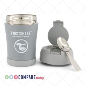 Pote Térmico 350 ml Cinza, Twistshake