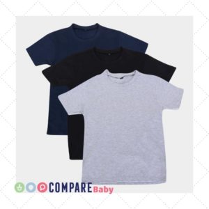 Kit Camiseta Infantil All Free Básica 3 Peças