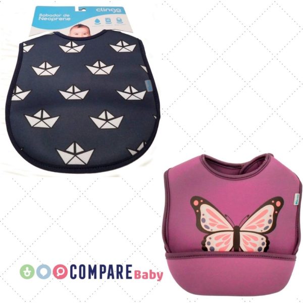 Babador de Neoprene, Origami Boats, Clingo