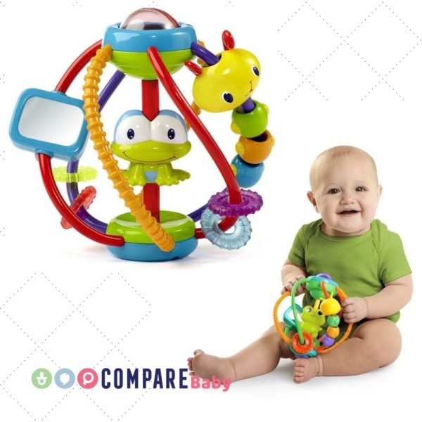 Bola Giratória Interativa Clack & Slide Activity Balls, Bright Starts