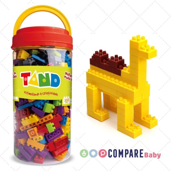 Toyster Tand Blocos de Montar Pote 300 Peças