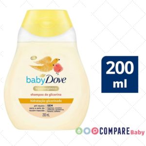 Shampoo de Glicerina Baby Dove Hidratação Glicerinada 200ml