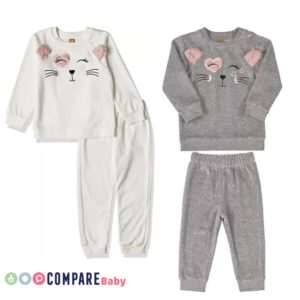 Conjunto Casaco E Calça Em Plush, Up Baby