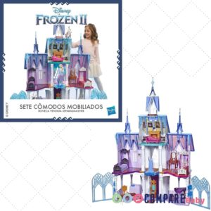 Disney Frozen 2 - Castelo de Arendelle Deluxe, 1,5 metros de Altura com Luzes
