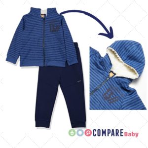 Conjunto Jaqueta Com Capuz Forrado + Calça, Up Baby