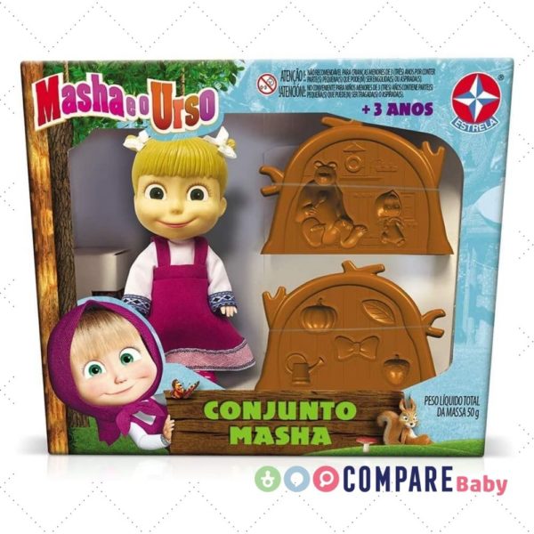 Boneca Conjunto Masha, Masha e o Urso, Estrela