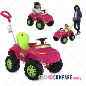 Superjipe Reclinável Passeio & Pedal, Bandeirante, Pink