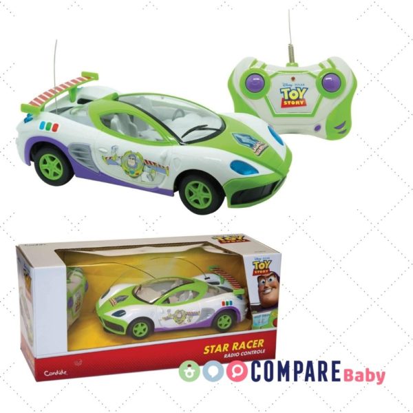 Carro de Controle Remoto Star Racer, Toy Story, 3 Funções, Candide