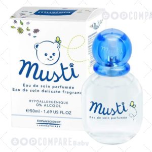 Perfume Musti Euá de Soin sem Álcool, com Ativos Naturais e Patenteados, Mustela