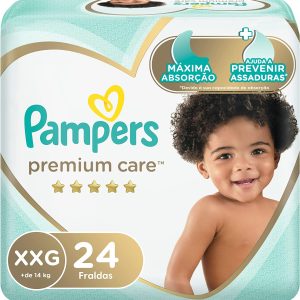 Fralda Pampers Premium Care XXG 24 unidades