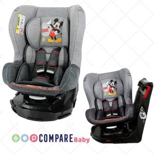 Cadeira para Auto Disney Migo Revo Denim Mickey Mouse, Jeans Black, 0 a 18 kg