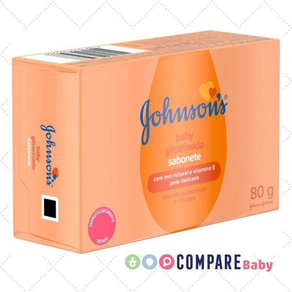 Sabonete Barra Infantil Glicerinado, Johnson's, 80g