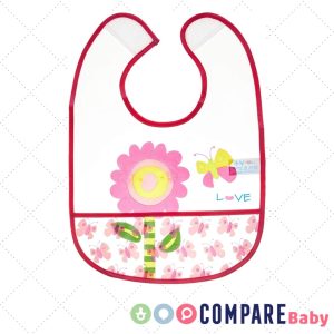 Babador com Bolso Flor, Love