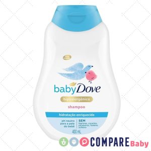 Shampoo Baby Dove Hidratação Enriquecida 400Ml