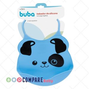 Babador De Silicone Com Pega Migalhas, Buba