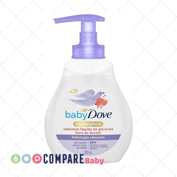 Sabonete Líquido de Glicerina Hidratação Relaxante Dove Baby Hora de Dormir Frasco 200Ml