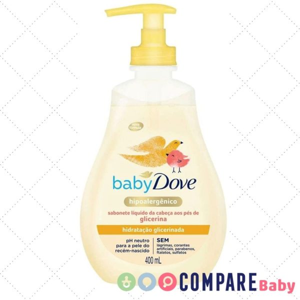 Sabonete Líquido Glicerina Baby Dove Hidratação Glicerinada 400ml