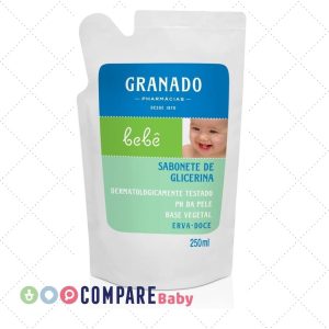 Refil Sabonete Glicerina Bebê Erva Doce, Granado, 250ml