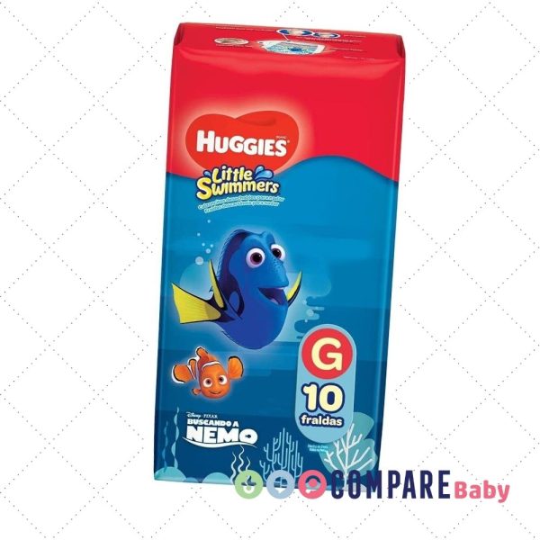 Fralda Infantil Little Swimmers G, 10 Unidades, Huggies