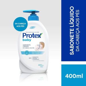 Protex Baby Sabonete Líquido Infantil Para Bebês 400 Ml