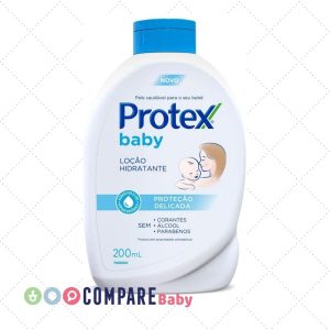 Loção Hidratante para Bebês Protex Baby Delicate Care 200ml