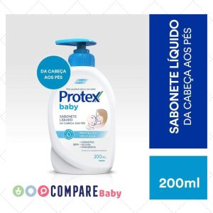 Protex Baby Sabonete Líquido Infantil Para Bebês 200 Ml